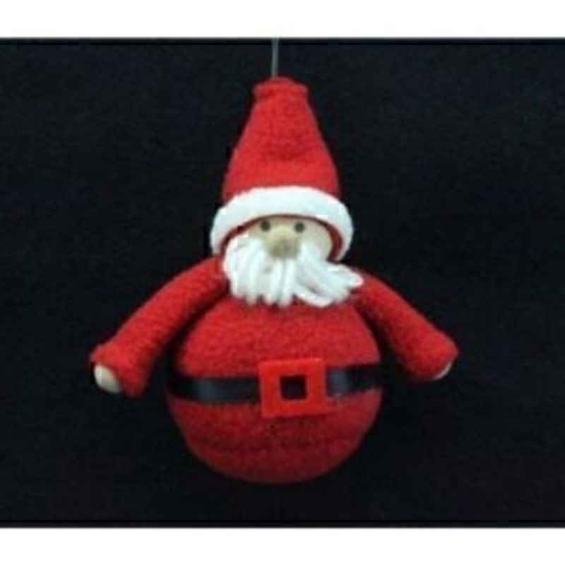 A lovely red felt Santa Father Xmas hanging Xmas tree decoration by the designer Gisela Graham. A festive Xmas tree decoration that would compliment any Xmas theme. Size 11x7x4cm<br><br>
If it is Xmas Tree Decorations to be sent anywhere in the UK you are after than look no further than Booker Flowers and Gifts Liverpool UK. Our Tree Decorations are specially selected from across a range of suppliers. This way we can bring you the very best of what is available in Tree Decorations.<br><br>
Here at Booker Flowers and Gifts we love Xmas and as such we have a massive range of traditional and contemporary Xmas Decorations.<br><br>

Gisela loves Xmas Gisela Graham Limited is one of Europes leading giftware design companies. Gisela made her name designing exquisite Xmas and Easter decorations. However she has now turned her creative design skills to designing pretty things for your kitchen, home and garden. She has a massive range of over 4500 products of which Gisela is personally involved in the design and selection of. In their own words Gisela Graham Limited are about marking special occasions and celebrations. Such as Xmas, Easter, Halloween, birthday, Mothers Day, Fathers Day, Valentines Day, Weddings Christenings, Parties, New Babies. All those occasions which make life special are beautifully celebrated by Gisela Graham Limited.<br><br>
Xmas and her love of this occasion is what made her company Gisela Graham Limited come to fruition. Every year she introduces completely new Xmas Collections with Unique Xmas decorations. Gisela Grahams Xmas ranges appeal to all ages and pockets.<br><br>
Gisela Graham Xmas Tee Decorations are second not none a really large collection of very beautiful items she is especially famous for her Fairies and Nativity. If it is really beautiful and charming Xmas Decorations you are looking for think no further than Gisela Graham.<br><br>
This Santa Father Xmas Tree decoration by Gisela Graham would look good on a traditional Xmas Tree.  Made from felt he is really charming and is likely to bring become a firm favorite for many Xmases to come.  Remember Booker Flowers and Gifts for Gisela Graham Tree Decorations that can be send anywhere in the UK.
